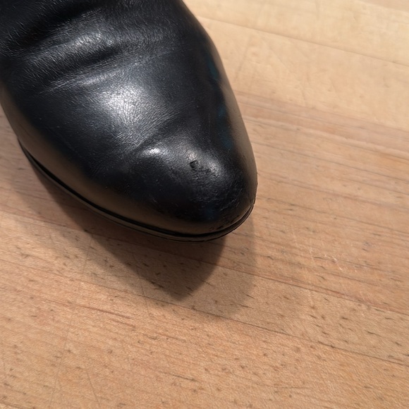 Everybody by BZ Moda, Black Leather Zip Up Low Booties Size 38 - Picture 7 of 11